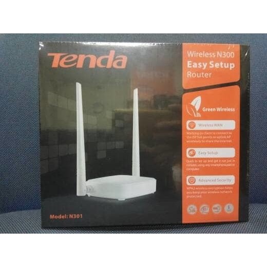 Bộ phát wifi 2 râu TENDA N301 chính hãng