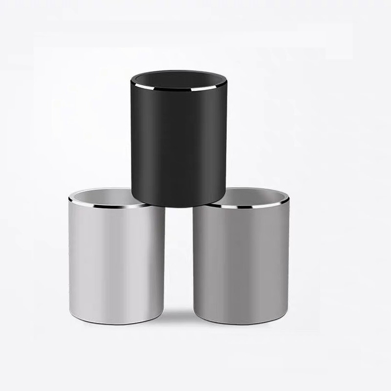 Cốc đựng bút nhôm nguyên khối cao cấp trang trí bàn làm việc máy tính | BigBuy360 - bigbuy360.vn