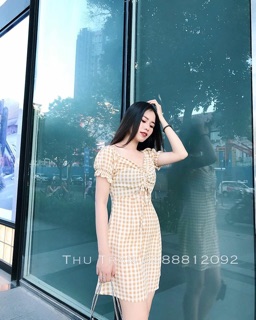 VÁY XOÈ CARO RÚT NGỰC 😍