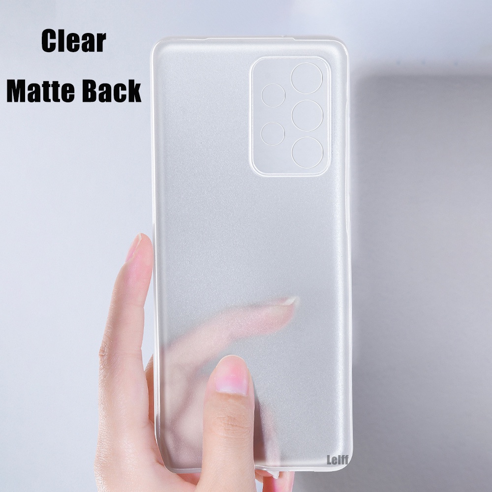 Ốp Điện Thoại TPU Mềm Nhám Mỏng 0.3mm Cho Samsung Galaxy A32 A52 A72 A52S A12 A13 A22 M52 A73 A53 4G 5G