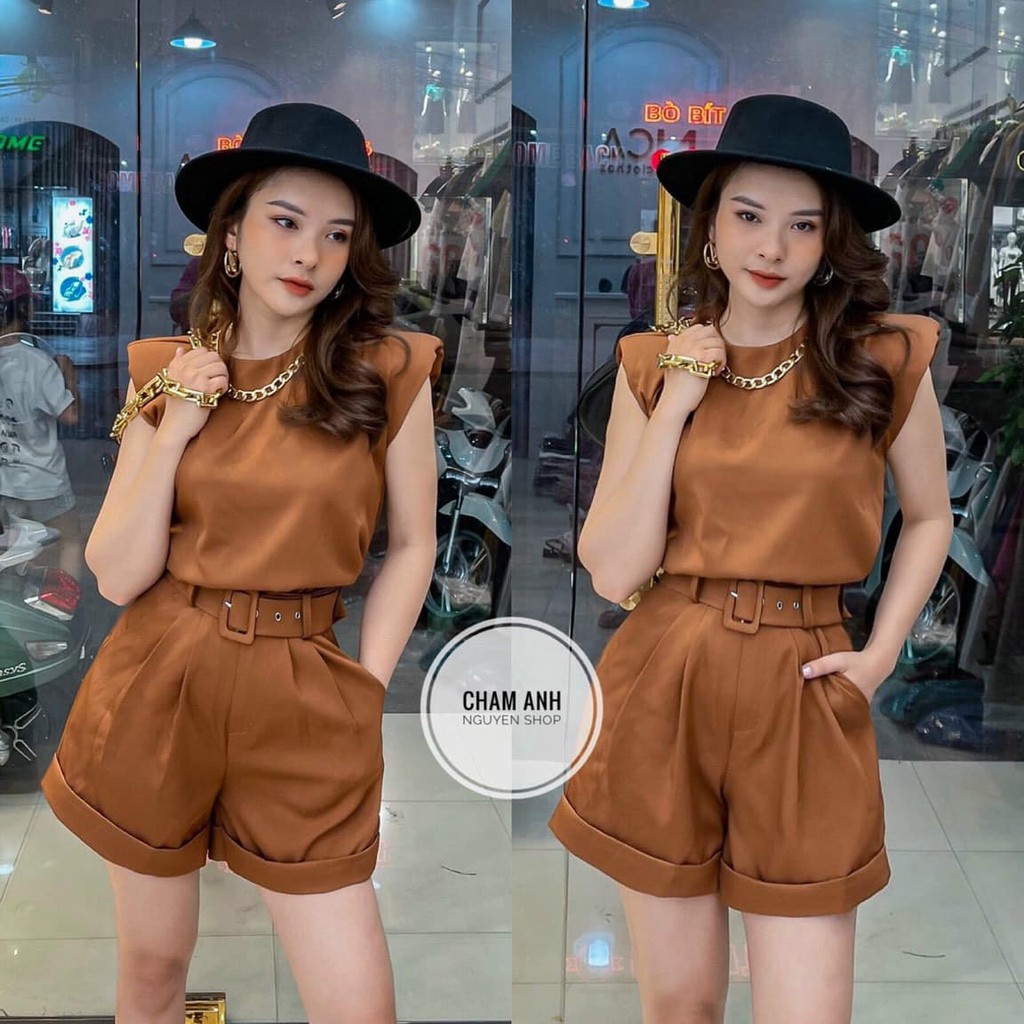 Bộ áo Xích + quần sooc kèm Đai 5 màu ( kèm ảnh thật, video )