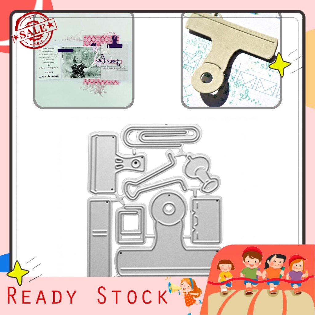 Khuôn cắt giấy làm từ kim loại tạo hình trang trí Scrapbook