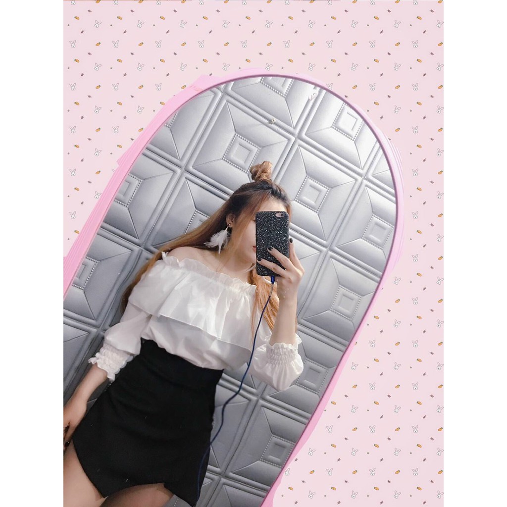 Áo Kiểu Nữ💥𝑭𝑹𝑬𝑬𝑺𝑯𝑰𝑷💥Aó Bẹt Vai Chất Voan siêu Đẹp,Mẫu Hót,LY STORE