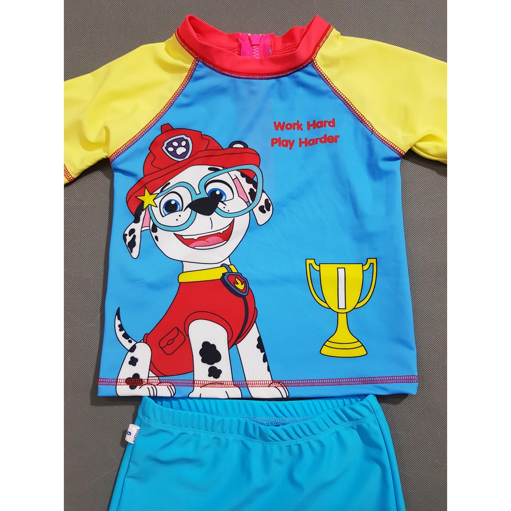 Bộ đồ bơi đội chó cứu hộ paw patrol cho bé trai 10-40kg