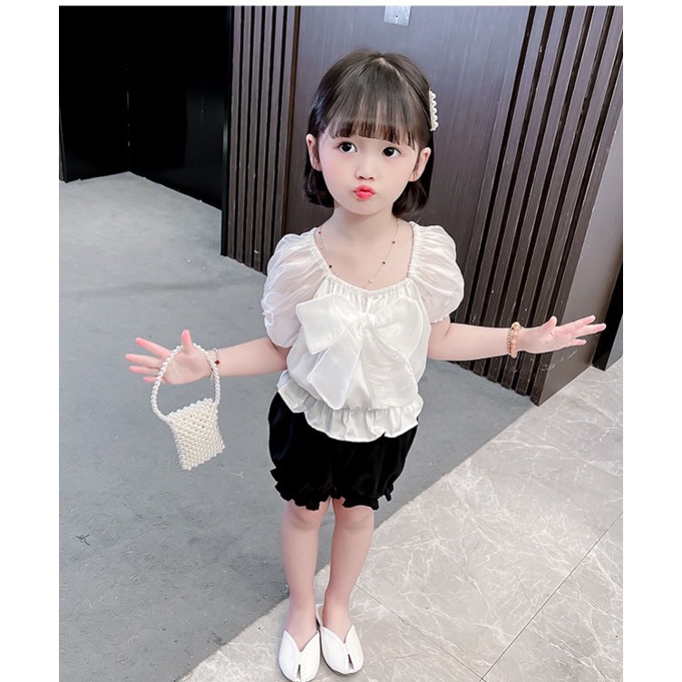 Sét đính nơ cho bé