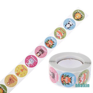 500 Miếng Dán Hình Động Vật Dễ Thương Dùng Làm Phần Thưởng Cho Giáo Viên