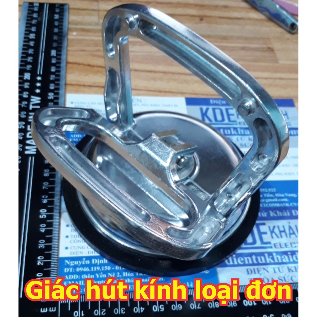 Giác hút kính, tay giữ kính cầm tay, loại đơn lực ngang 50kg, lực dọc 35kg kde6286