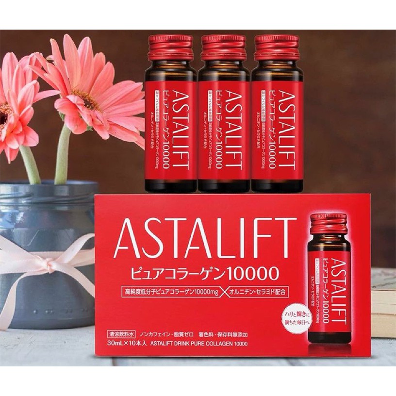 Nước uống bổ sung Collagen tinh khiết Astalift Drink Pure Collagen 10,000mg Nhật Bản | Thế Giới Skin Care