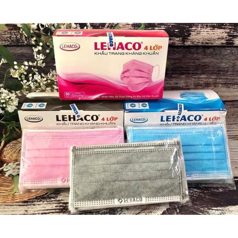 Khẩu trang y tế 4 lớp Lehaco - hôp 50 chiếc | BigBuy360 - bigbuy360.vn