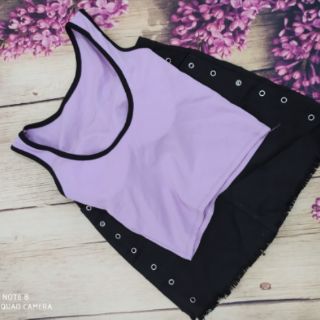 Set áo tím siêu xinh(có mút ngực)