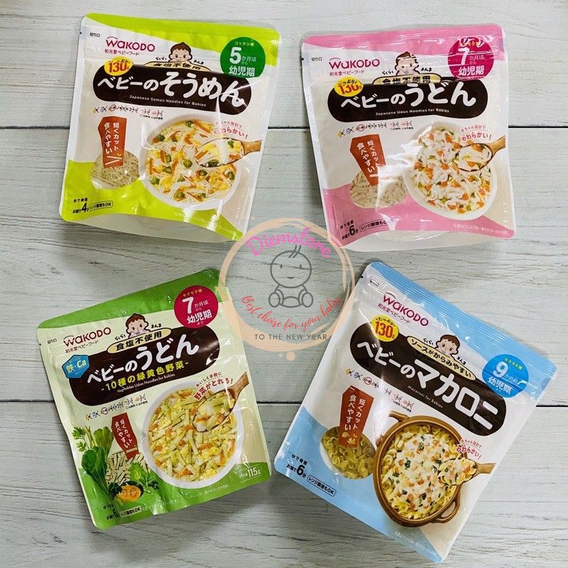 Mì Somen/Udon/Nu Cho Béi Wakodo Nhật Bản gói 130gr