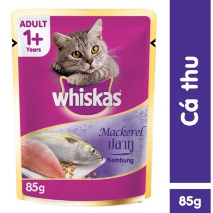 Thức ăn cho mèo Pate Whiskas gói 85g