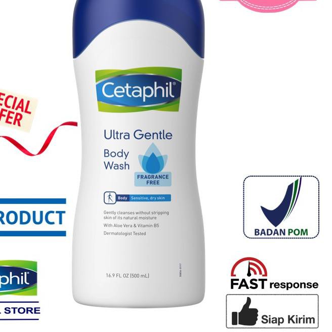 (Hàng Mới Về) Sữa Tắm Cetaphil 500ml Siêu Nhẹ Cho Toàn Thân