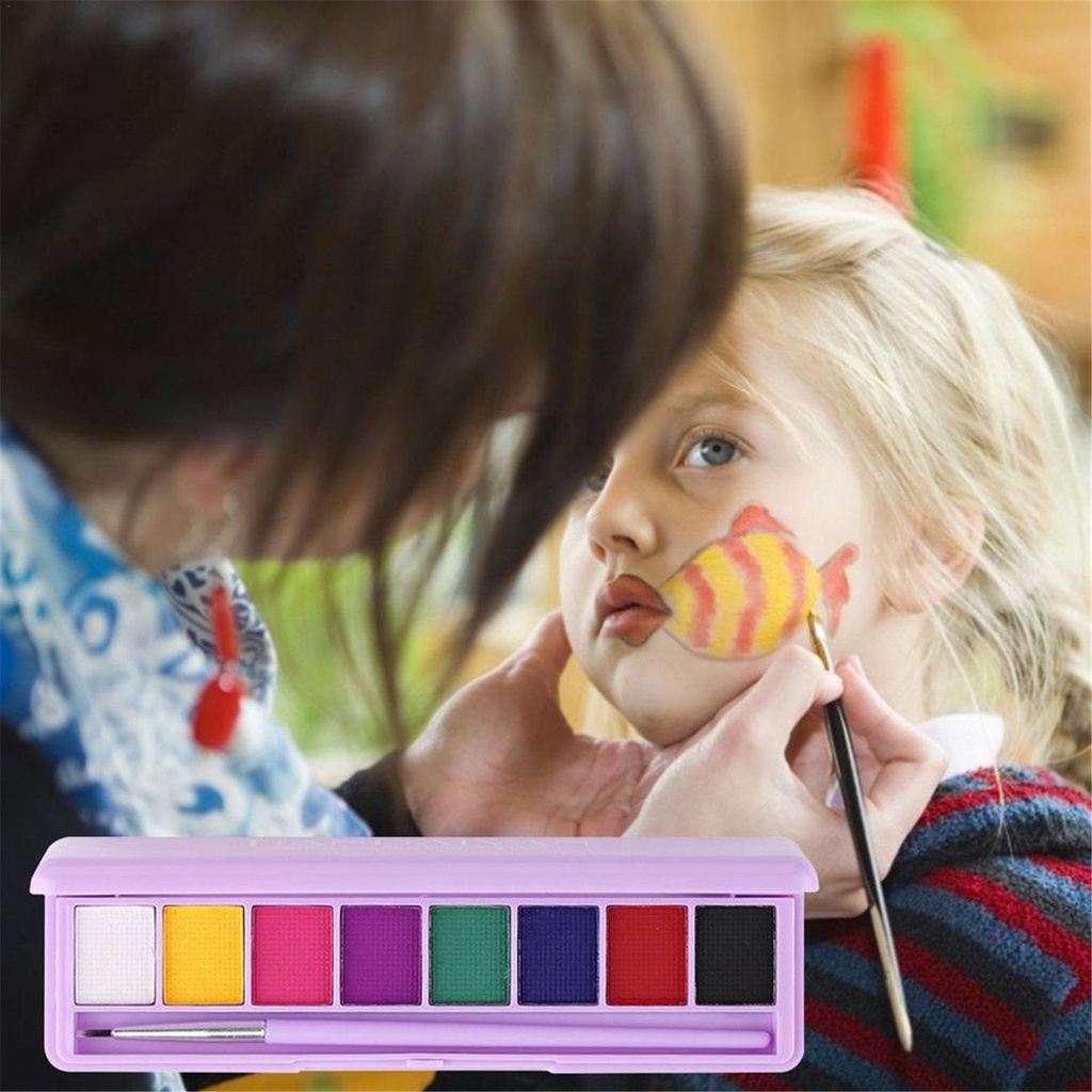 [Hàng mới về] Bảng màu vẽ cơ thể trang điểm mắt nghệ thuật