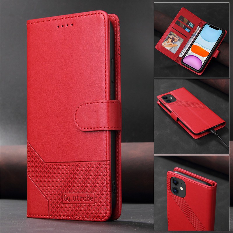 Ốp Điện Thoại Da PU Ví Đế Lật Có Ngăn Đựng Thẻ Sang Trọng Samsung Galaxy S10 S8 Plus S9 Plus Note 20 Ultra Note 9 Note 10+