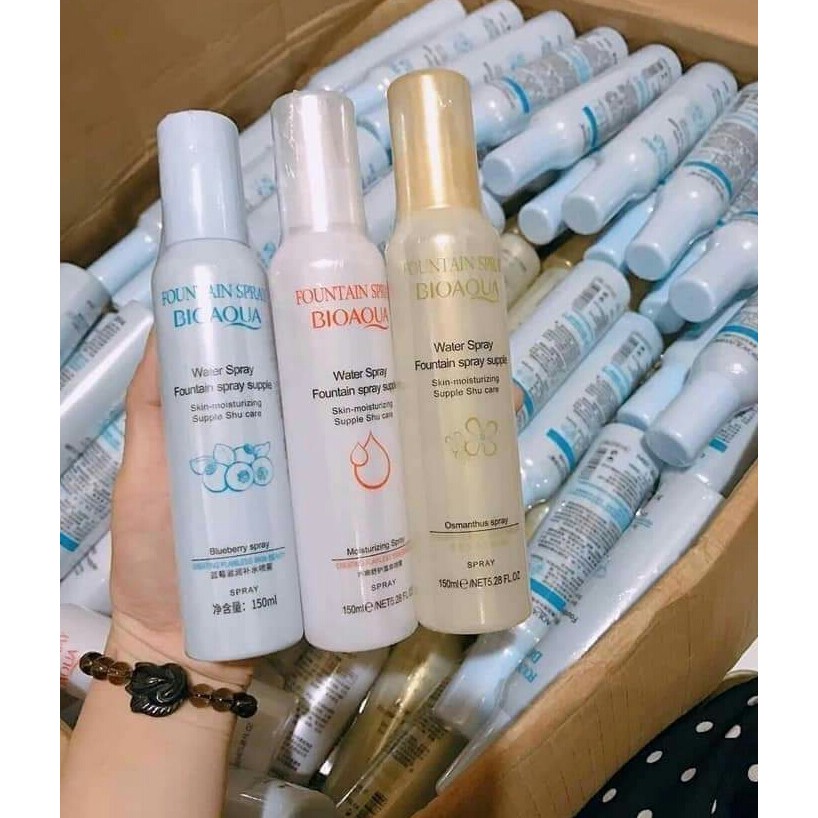 Xịt Khoáng Dưỡng Ẩm Bioaqua Hàng Nội Đia Trung chính hãng kiểm soát dầu 150ml