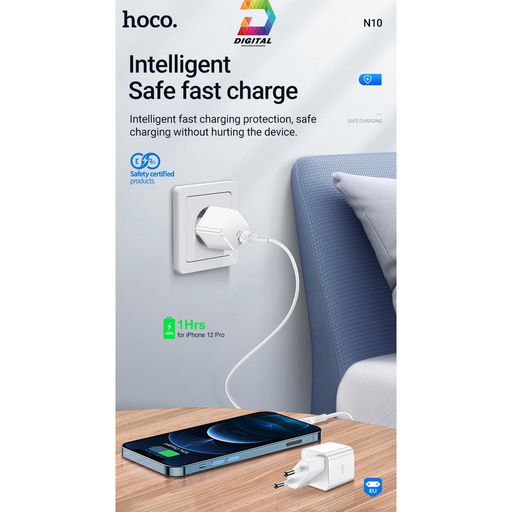 Củ Sạc Nhanh Hoco N13 PD 20W Chính Hãng