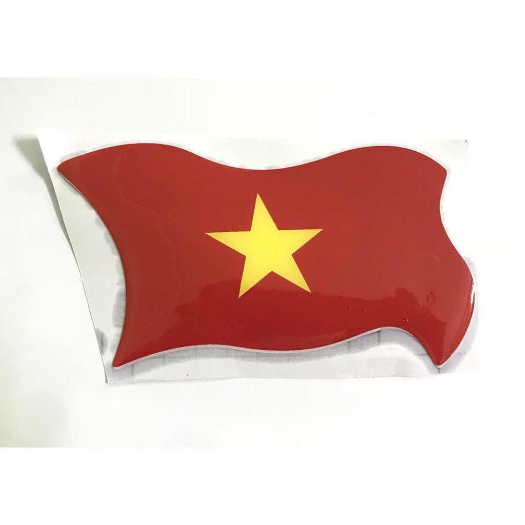 Tem đề can logo cờ Việt Nam