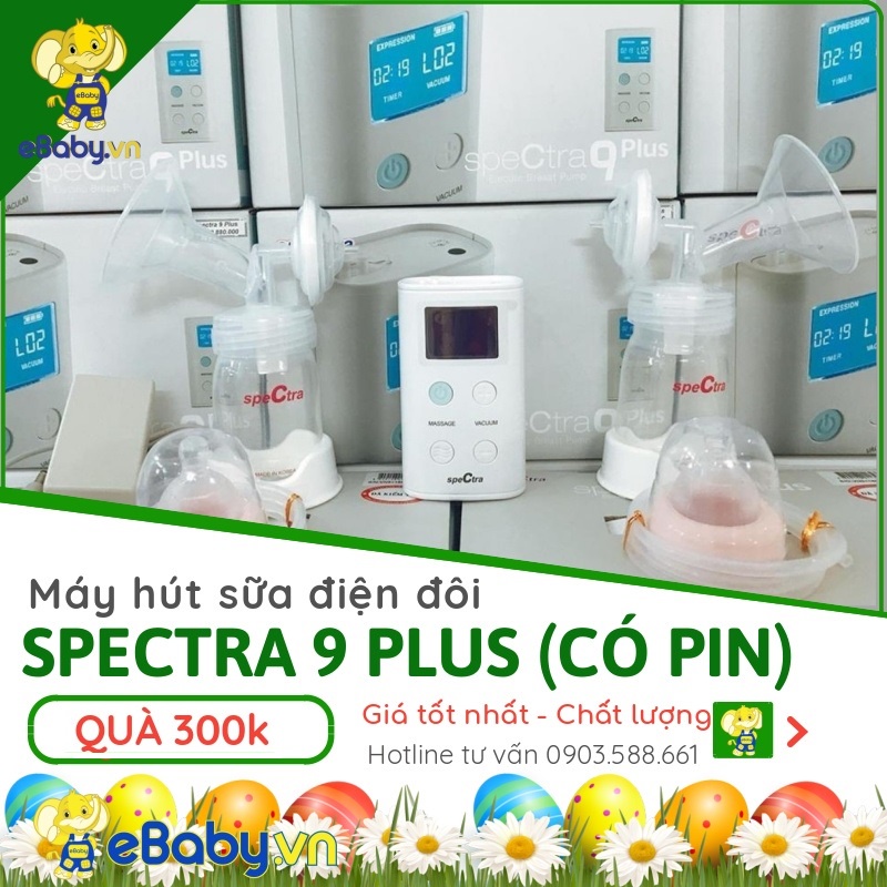 Máy hút sữa điện đôi Spectra 9 Plus | BẢO HÀNH 2 NĂM | HÀNG MÁY VẮT SỮA SPECTRA 9 PLUS CHÍNH HÃNG NHẬP KHẨU USA