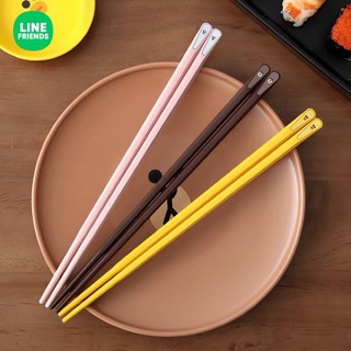 Combo Đũa, Thìa, Muỗng, Muôi Xới Cơm Gấu Brown, Vịt Sally và Thỏ Cony