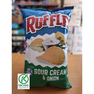 Bánh snack ruffles sour cream & onion 184.2g