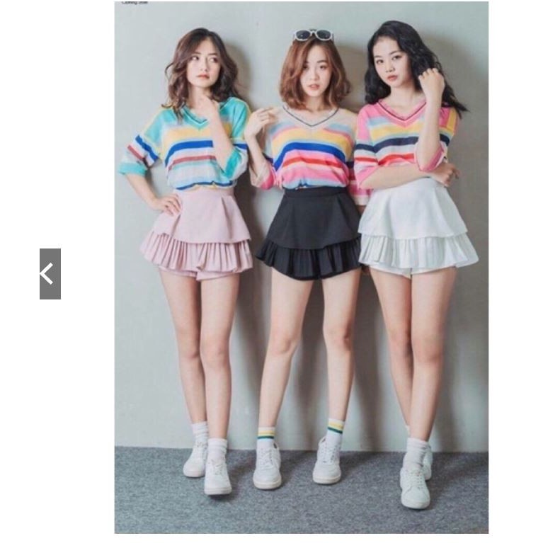 [Mã Fashion10 Giảm 10K đơn 50K] Chân váy xếp li 2 tầng siêu dễ thương | BigBuy360 - bigbuy360.vn
