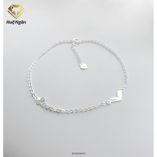 Lắc chân bạc Ý 925  - LOVE RYBJ50042