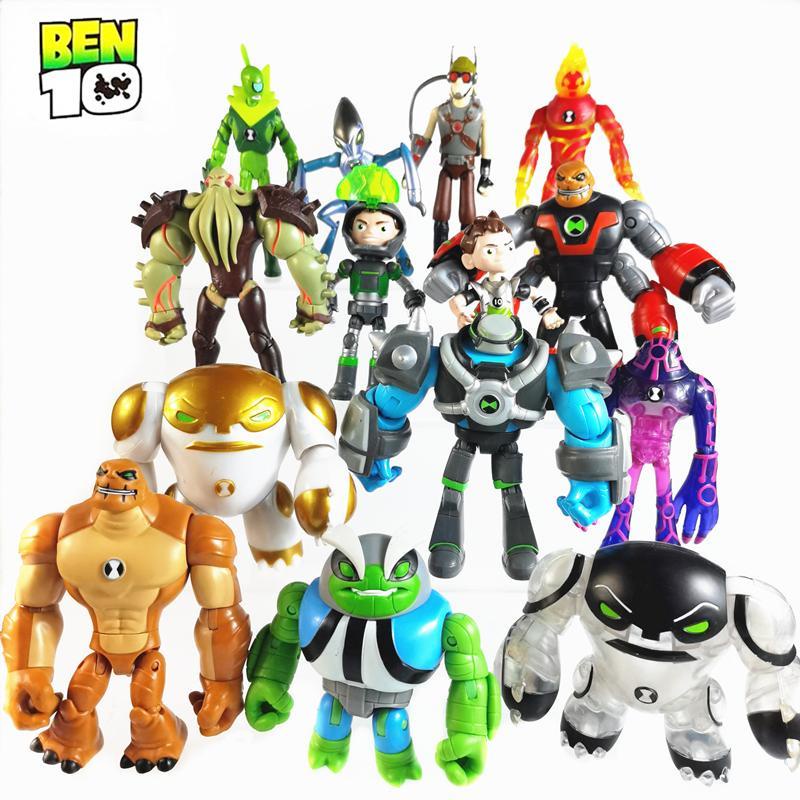 Mô hình đồ chơi nhân vật Ben 10 bằng nhựa có khớp cử động dùng trang trí