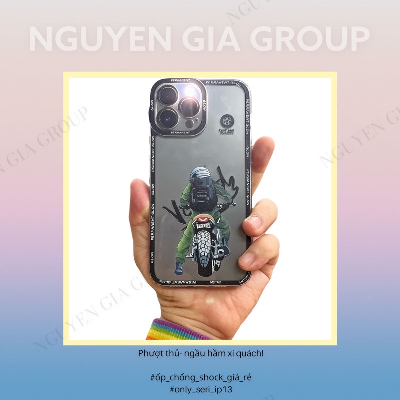 ship hoả tốc ốp silicon dẻo chống shock Racing boy cho ip 14/ ip 13 pro max/ 13 pro tại Nguyễn Gia group Cao Đạt Quận 5