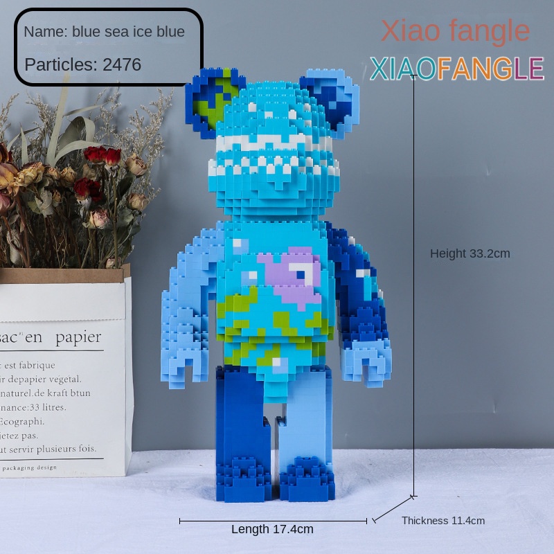 Đồ Chơi Lắp Ráp Hình Chú Gấu Độc Đáo Cho Nam Và Nữ