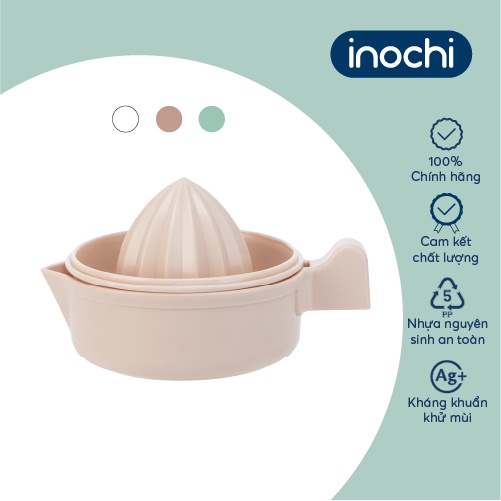 Bộ vắt cam chanh cỡ nhỏ Inochi -Yoko màu Trắng ngọc/ Hồng nhạt/ Xanh bạc hà