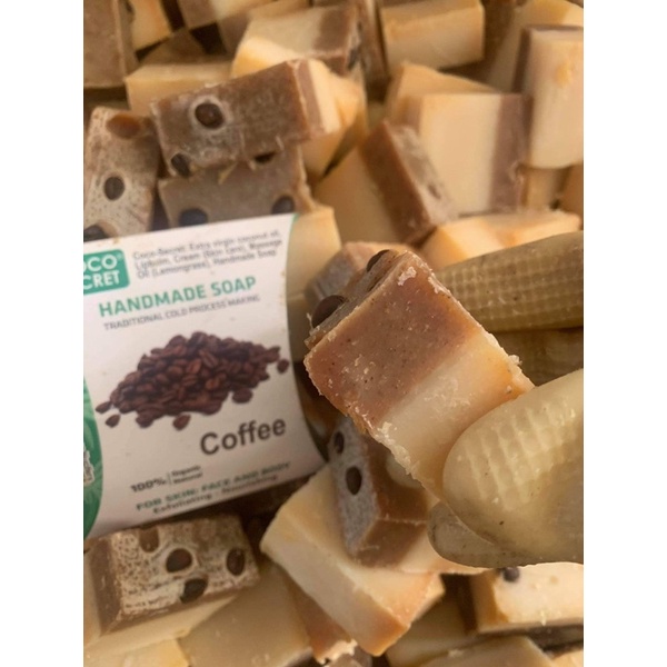 [Tặng 2 túi lưới]  Set 1kg ~ 1.1kg Xà phòng handmade Dầu Dừa Coco secret thảo mộc - Xà phòng sinh dược Coco Secret