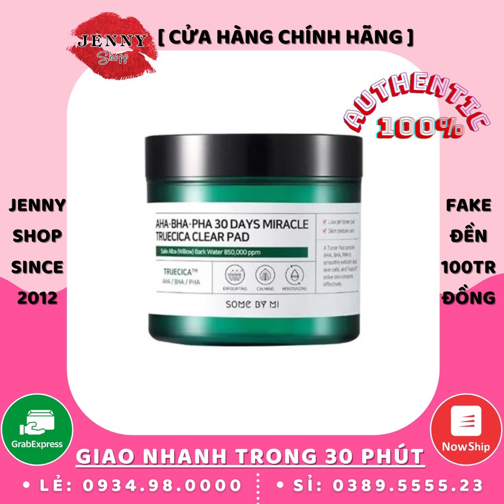 Bông Tẩy Da Chết Some By Mi Aha-Bha-Pha 30 Days Miracle Truecica Clear Pad