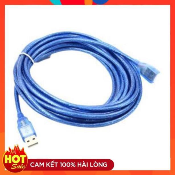 [Chính Hãng] Dây nối dài usb 3m xanh chống nhiễu - dây usb 1 đầu đực 1 đầu cái