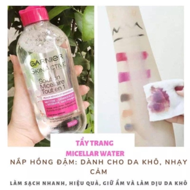 Tẩy trang Garnier 400ml