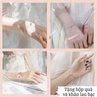 Vòng tay lắc tay nữ thiết kế tinh tế không gây dị ứng Rosaria