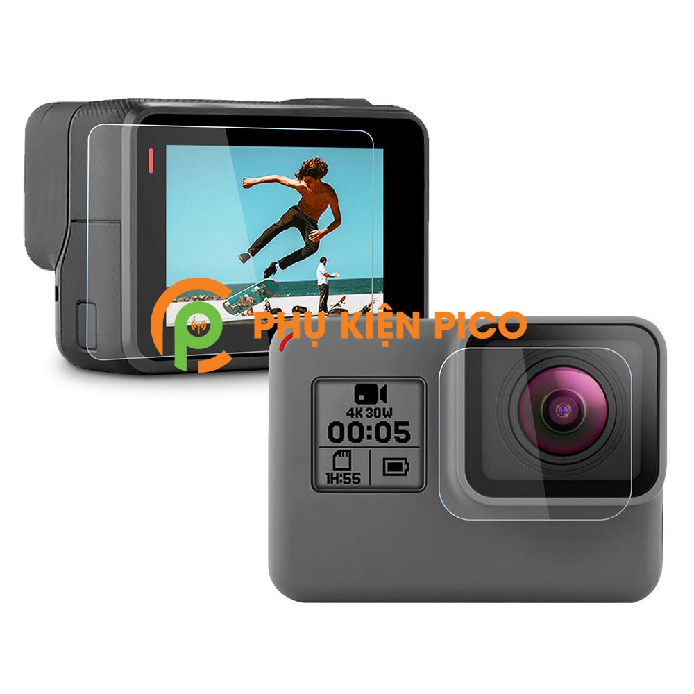 Cường lực GoPro Hero 5 Black, Hero 6 Black, Hero 7 Black chính hãng Gor trong suốt độ cứng 9H