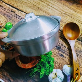 Nồi Gang BÓNG kho THỊT CÁ mẫu MỚI SIÊU ĐẸP CAO CẤP [Tặng MUỖNG GỖ] Dụng cụ bếp ĐA NĂNG nấu cơm kho Đâm chất TRUYỀN THỐNG