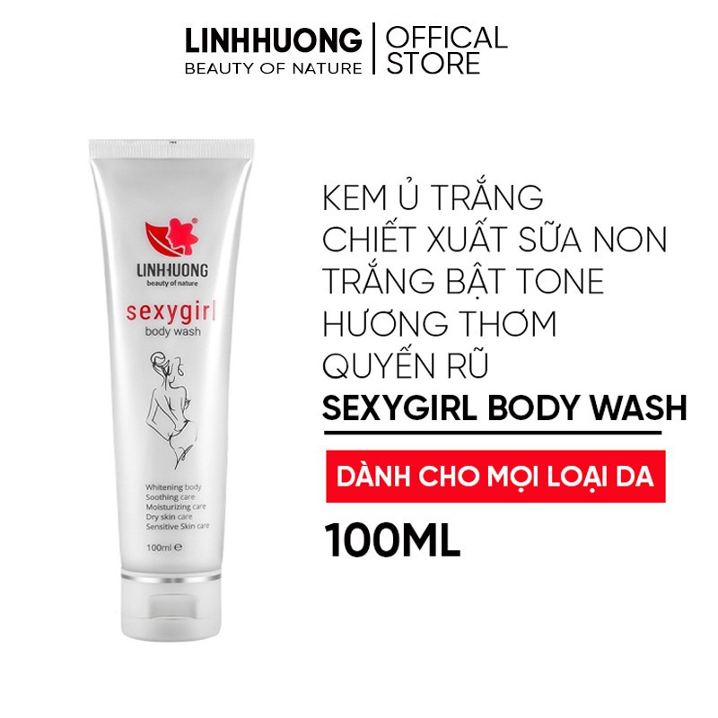 Kem ủ trắng da toàn thân Linh Hương - Sexy girl body wash 100ml | BigBuy360 - bigbuy360.vn