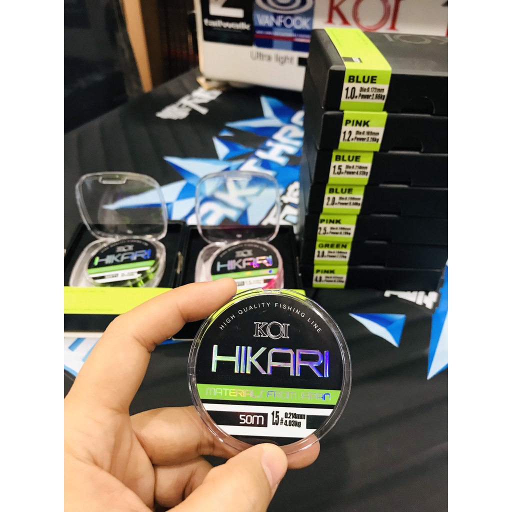 Dây Trục Koi Hikari Size 1.0-4.0 - Dây sử dụng làm trục câu cá