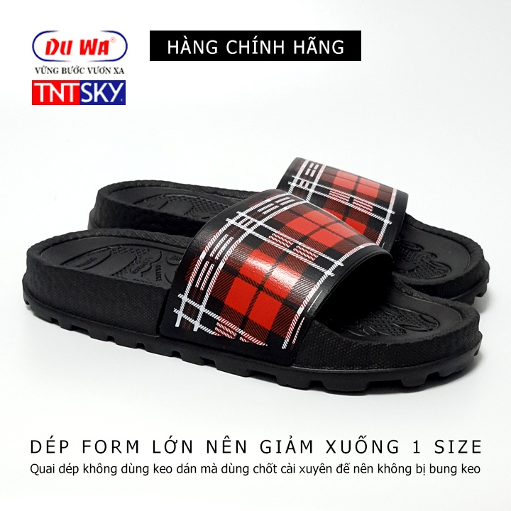Dép quai ngang nam, nữ siêu nhẹ DUWA - Hàng chính hãng – SH1172 ĐỎ