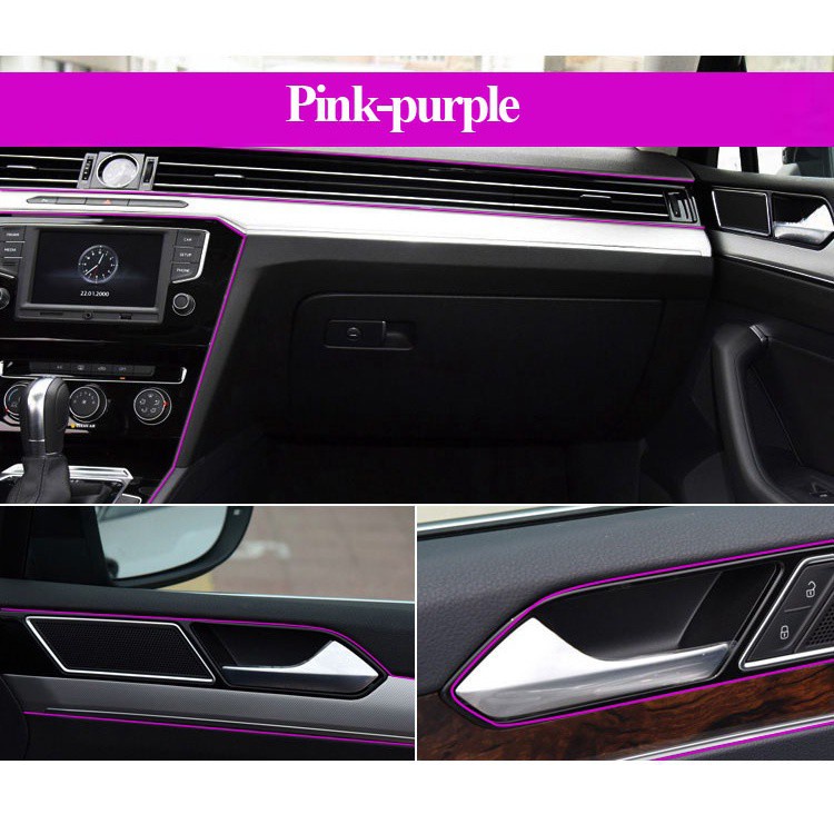 Cuộn Dây Dán Viền Cửa Xe Hơi 5M DIY Có Thể Tháo Rời Tiện Dụng