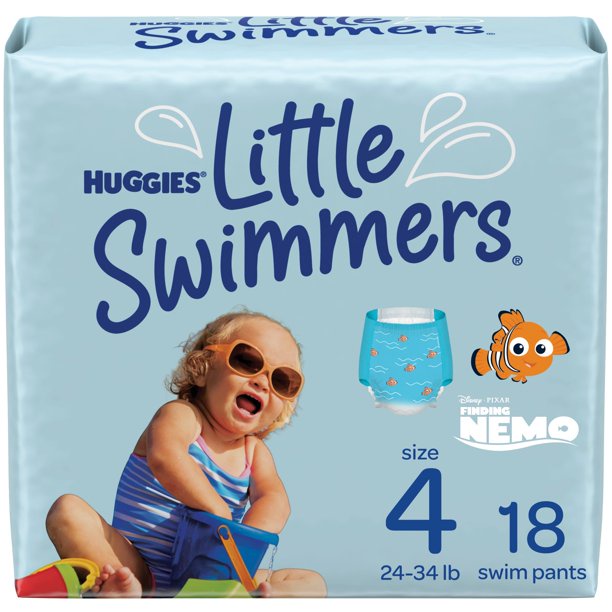 Tã, Bỉm quần bơi đi biển cho bé USA Huggies Little Swimmers Swim Diapers Size S,M, L.