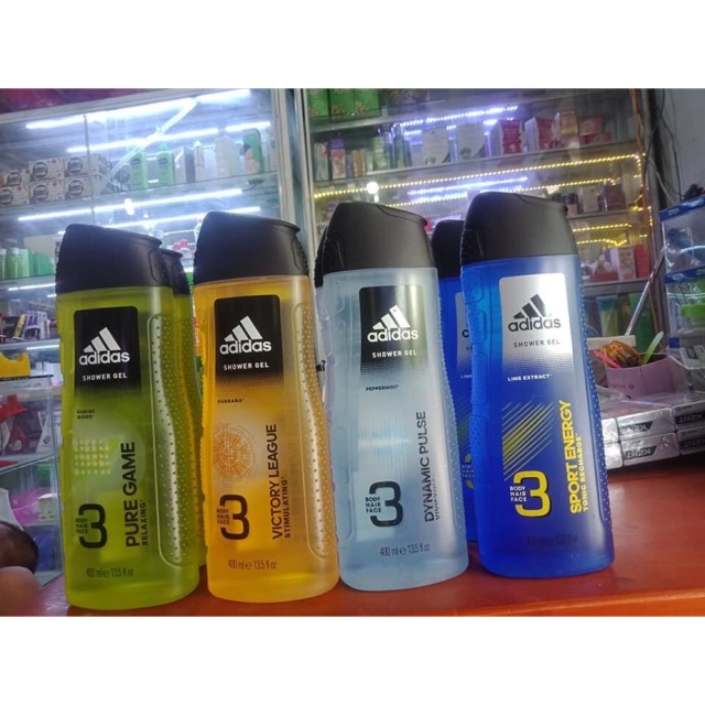 Dầu tắm gội adidas 3in1