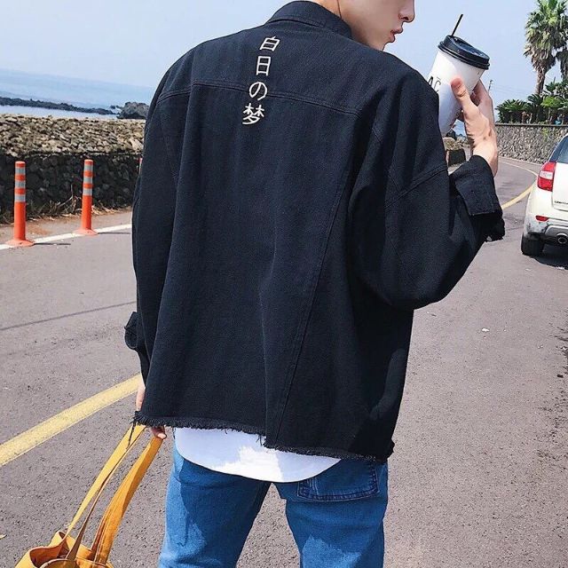 Áo khoác jean Unisex Hàn Quốc vải đẹp cao cấp rất đẹp
