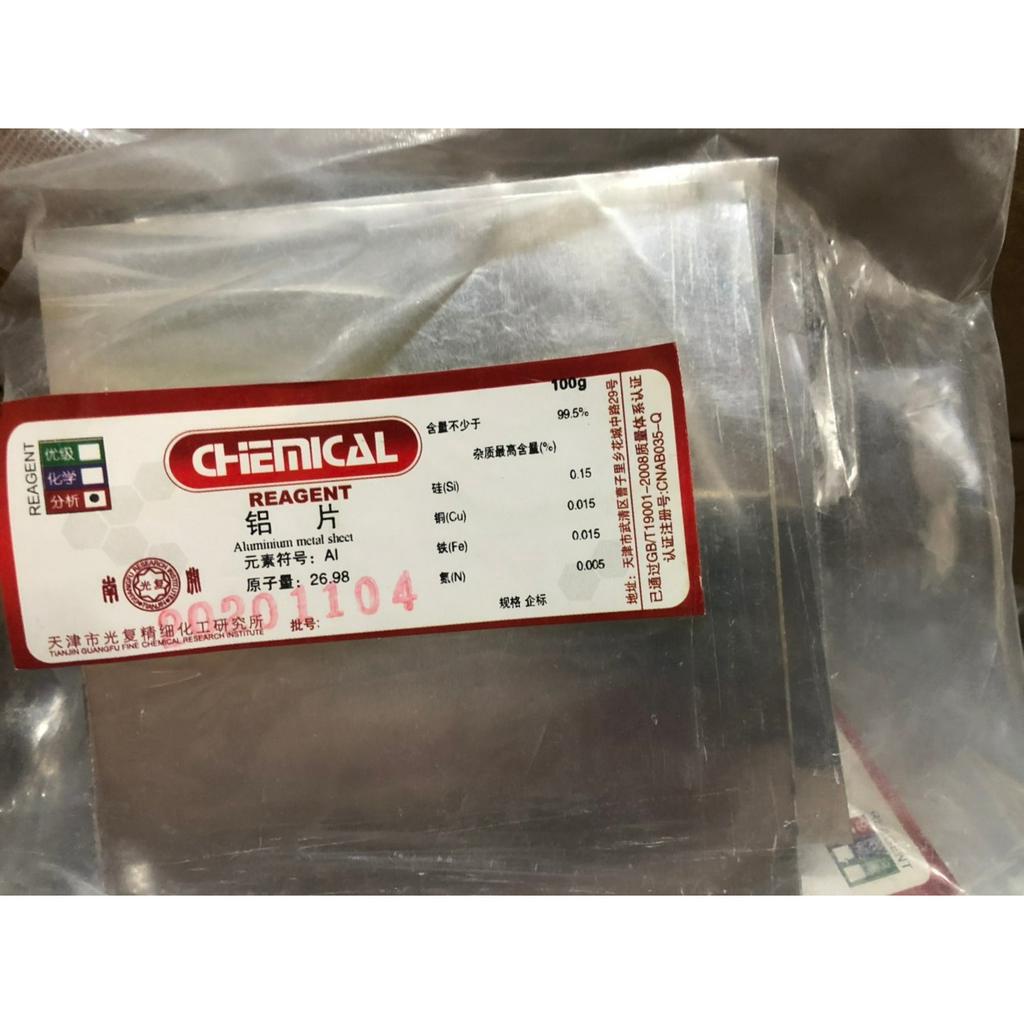 Hóa chất Aluminium sheet Al, Nhôm tấm, Nhôm lá - CAS:7429-90-5  Xilong,Daomao dụng cụ thí nghiệm