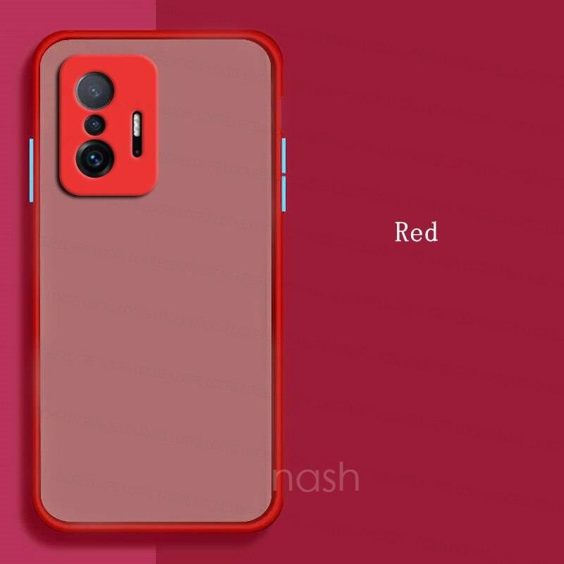 Ốp điện thoại silicon mặt nhám chống sốc bảo vệ camera cho Xiaomi Mi 11T Pro Mi 11 Lite 5G NE
