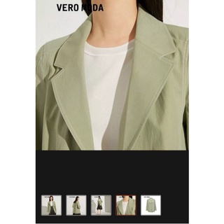 Áo blazer kaki Vero moda