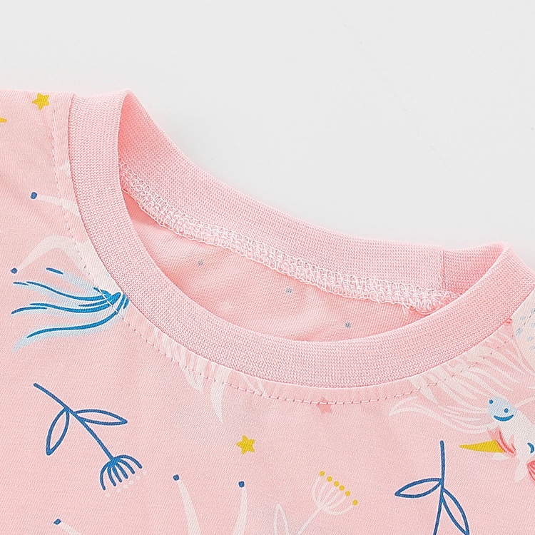 Bộ quần áo bé gái mùa thu đông dài tay Malwee cotton mềm, thoáng mát