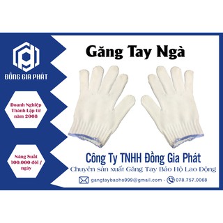 Gói 10 đôi Găng Tay Bảo Hộ - Màu Ngà - 50gr